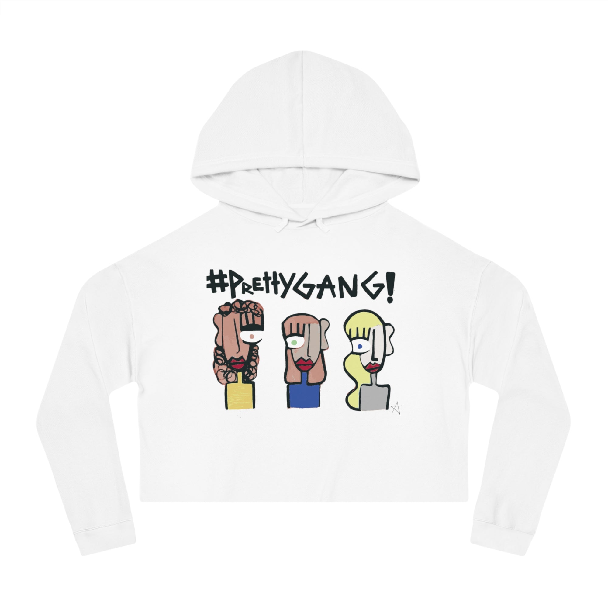 Pretty Women’s Cropped Hooded Sweatshirt