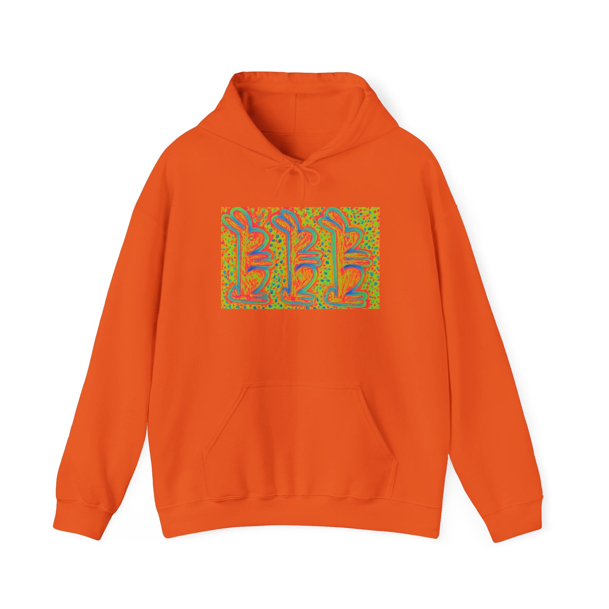 Cyber Bunny Unisex Heavy Blend™ Hooded Sweatshirt