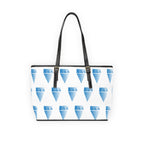 Never Broke Large Leather Shoulder Bag