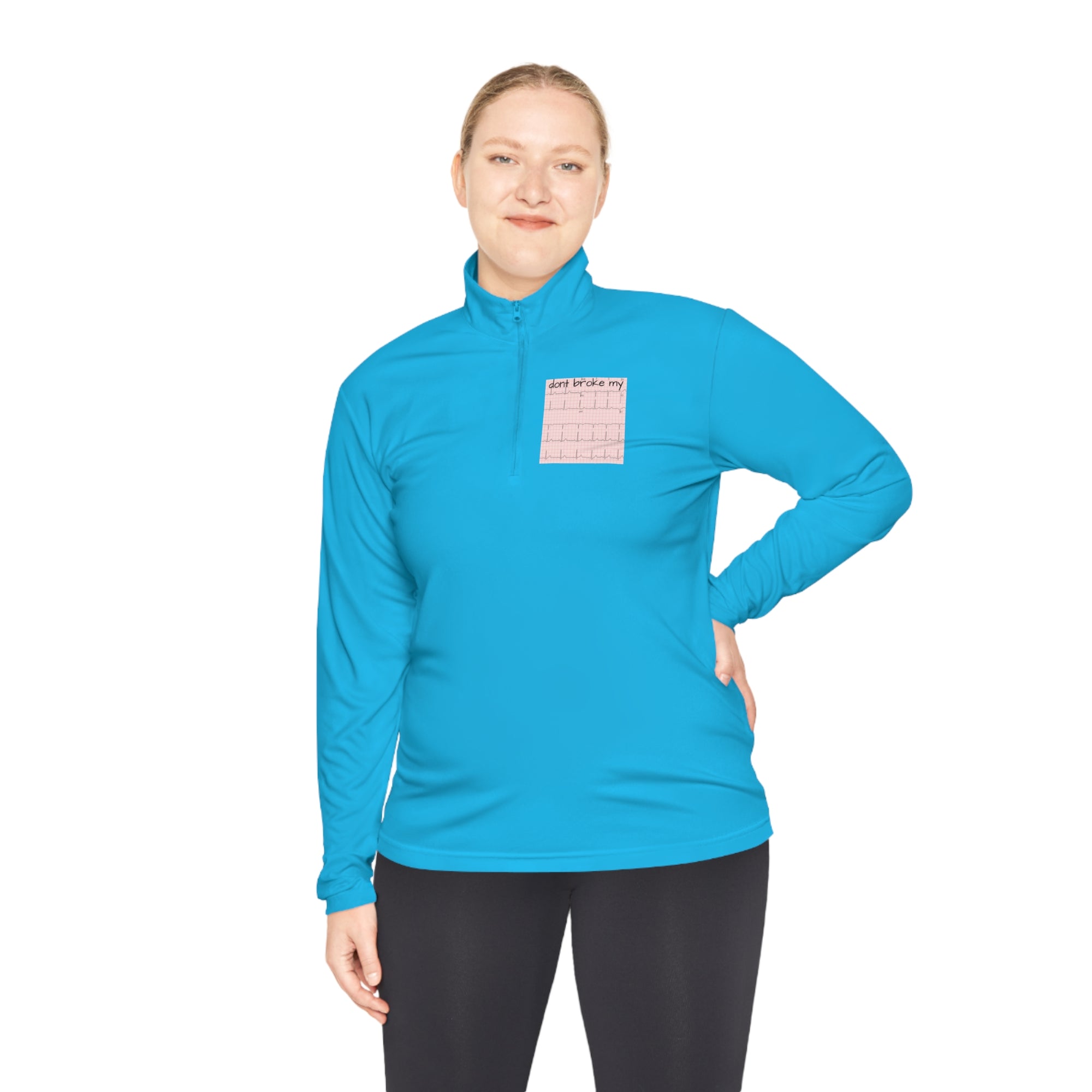 Ekg Unisex Quarter-Zip Pullover