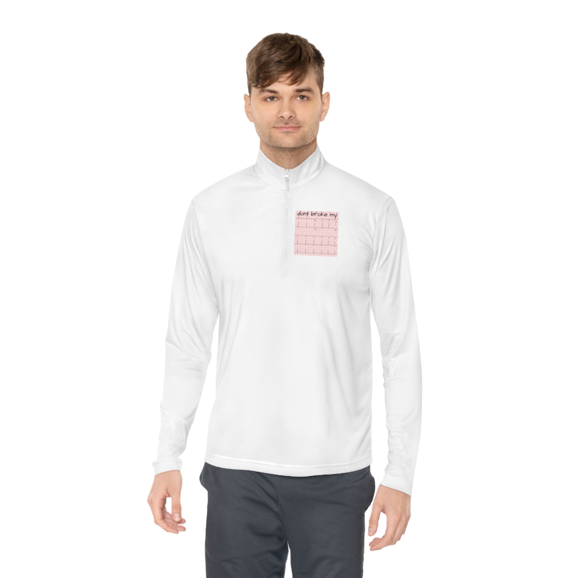 Ekg Unisex Quarter-Zip Pullover