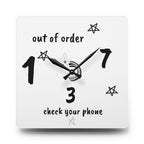 What Time is it? Acrylic Wall Clock