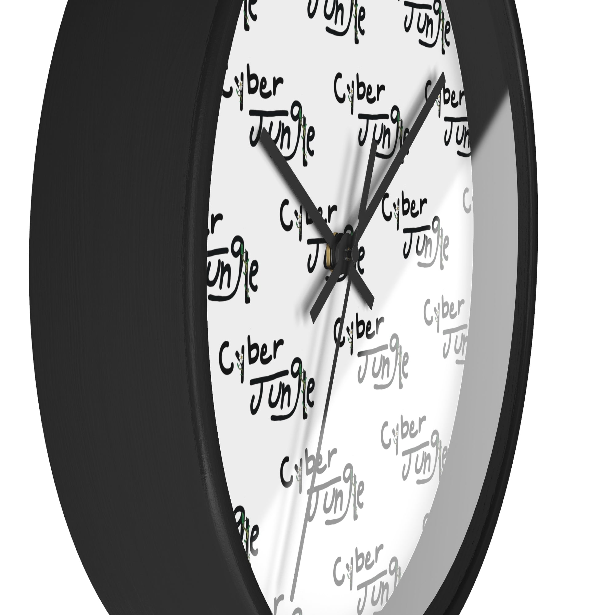 Cyber Jungle Wall Clock - Modern Design for Tech Enthusiasts, Unique Home Decor, Gift for Gamers, Stylish Timepiece, Trendy Wall Art